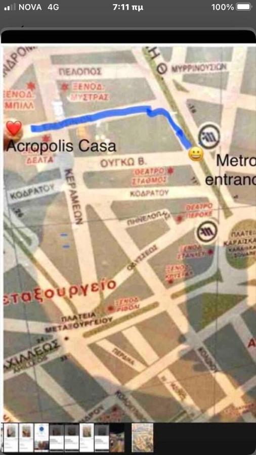 Acropolis Casa Historical Centre Top Floor Luxury Suite 150 Meters To Metro Atene Esterno foto